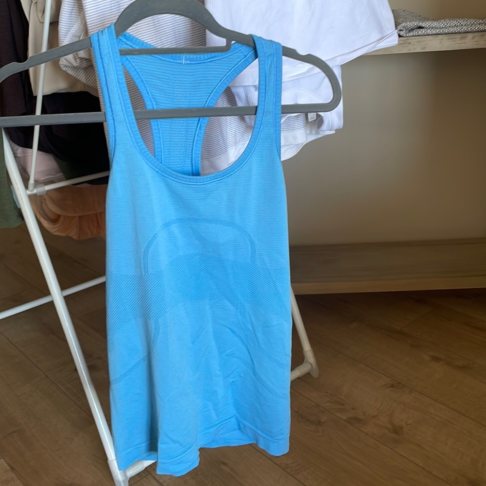 Blue Lululemon Tank